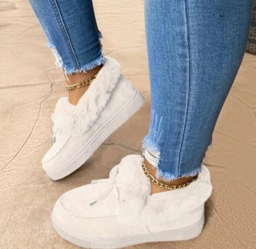 Ladies' Winter Shoes - WinterCozy-White-3.0-State of Style