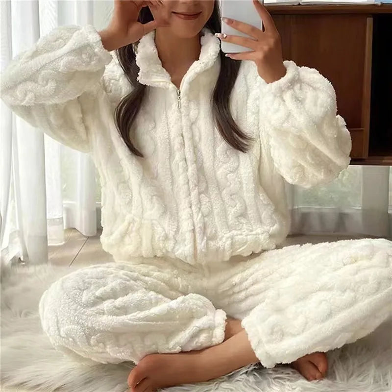 Laisa Pajama Set | The Coziest Pyjamas You'll Ever Own-Apricot-L-State of Style