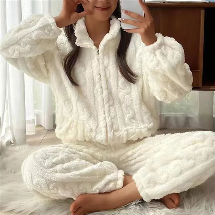 Laisa Pajama Set | The Coziest Pyjamas You'll Ever Own-Apricot-L-State of Style