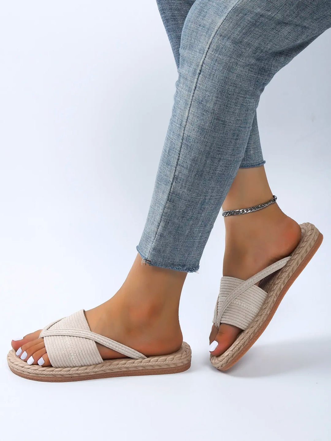 Lara - Orthopedische Crèmekleurige Sandalen-Beige-35-State of Style