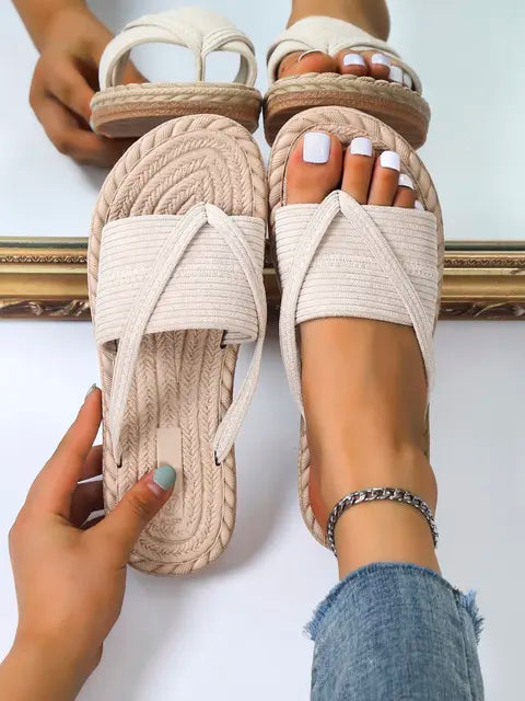 Lara - Orthopedische Crèmekleurige Sandalen-Beige-35-State of Style