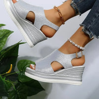 Lara - Orthopedische Gouden Platform Sandalen-Goud-36-State of Style