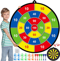 Large Kids' Dartboard with Sticky Balls & Darts – PlayTarget-State of Style