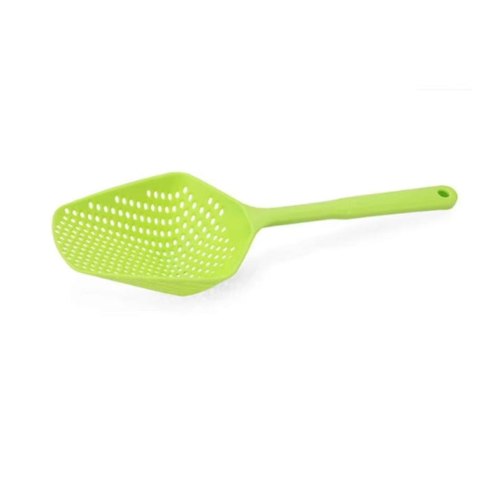 Large PP Kitchen Spoon for Draining and Serving - EasyDrain-Green-State of Style