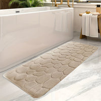Large Striped Bath Mat - Aurora-Apricot-50x120cm-State of Style