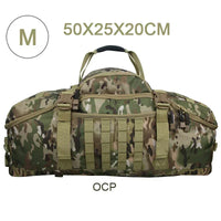 Large Tactical Travel Bag and Backpack - TrailTrek Duffle-Black-L-State of Style