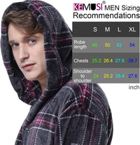 Lars Luxury Men's Robe with Hood-Black-S-State of Style
