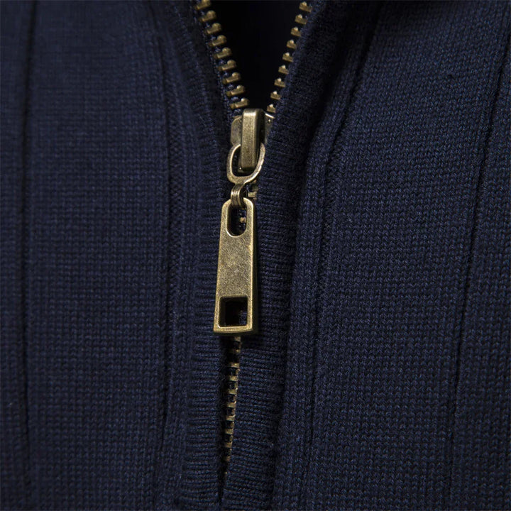 Men's Autumn Sweater with Zip – Daan