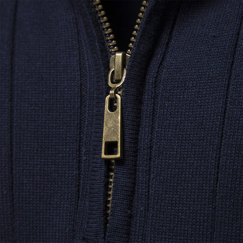 Men's Autumn Sweater with Zip – Daan