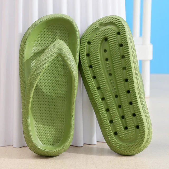 Lars - Orthopedische Zwarte Comfort Slippers-Groen-36-37-State of Style