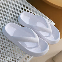 Lars - Orthopedische Zwarte Comfort Slippers-Wit-36-37-State of Style