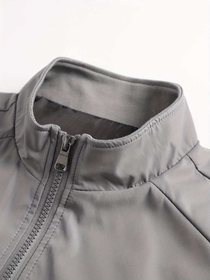 Jacket with Stand-Up Collar – Sven