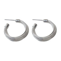 Layered Line Hoops – Amelie-State of Style