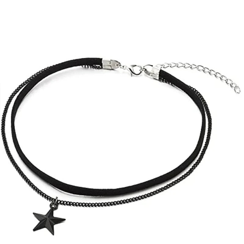 Layered Pentagram Necklace | Multi-Layer Design-State of Style