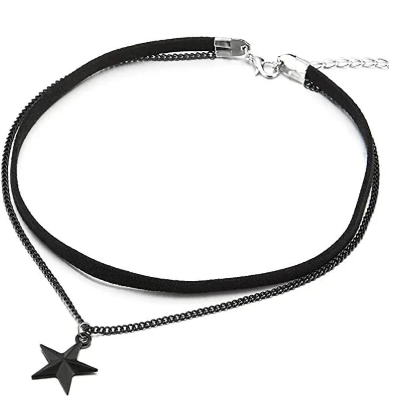 Layered Pentagram Necklace | Multi-Layer Design-State of Style