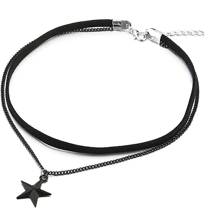 Layered Pentagram Necklace | Multi-Layer Design-State of Style