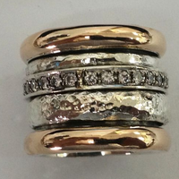 Layered Thick Gold Vintage-Style Ring - Luciana-6-State of Style