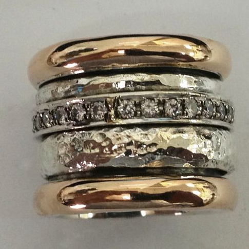 Layered Thick Gold Vintage-Style Ring - Luciana-6-State of Style