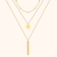 Layered Triple Necklace - Elise-Gold-State of Style