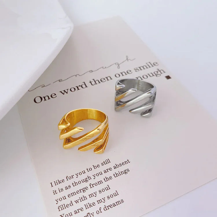Layered Twisted Ring - Amaris-Gold-5-State of Style