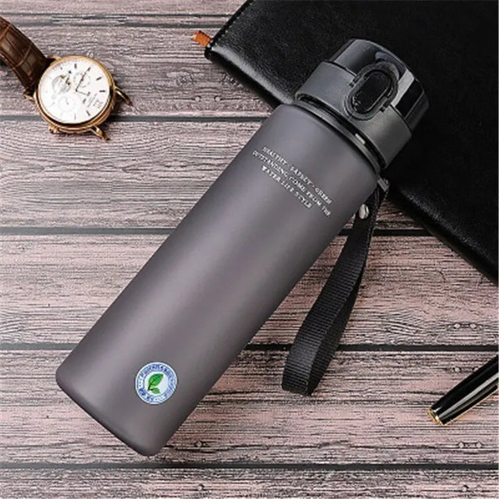 Leak-proof Sports Bottle - HydraSport-Grey-400ml-State of Style