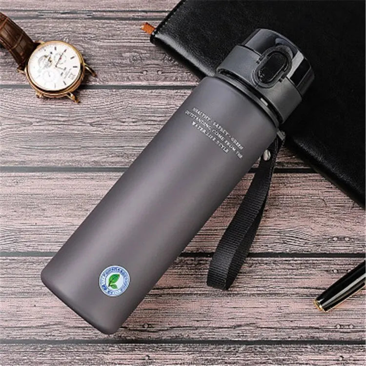 Leak-proof Sports Bottle - HydraSport-Grey-400ml-State of Style