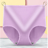 Leakproof High-Waisted Underwear – Camille (8-pack)-Lila-M-State of Style