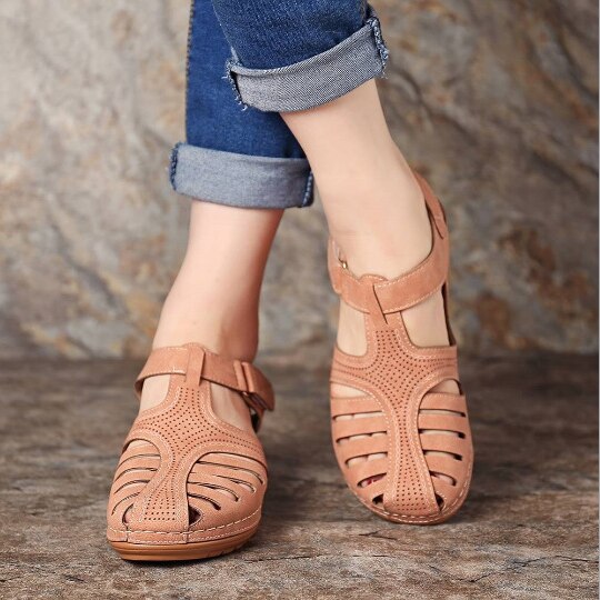 Learning Orthopedic Ladies Sandals – Elin-Purple-4.5-State of Style