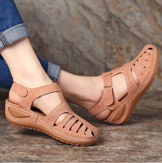 Learning Orthopedic Ladies Sandals – Elin-Purple-4.5-State of Style
