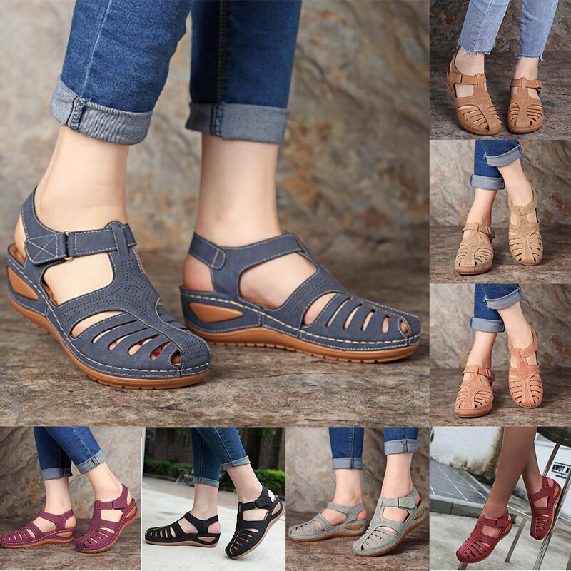 Learning Orthopedic Ladies Sandals – Elin-Purple-4.5-State of Style
