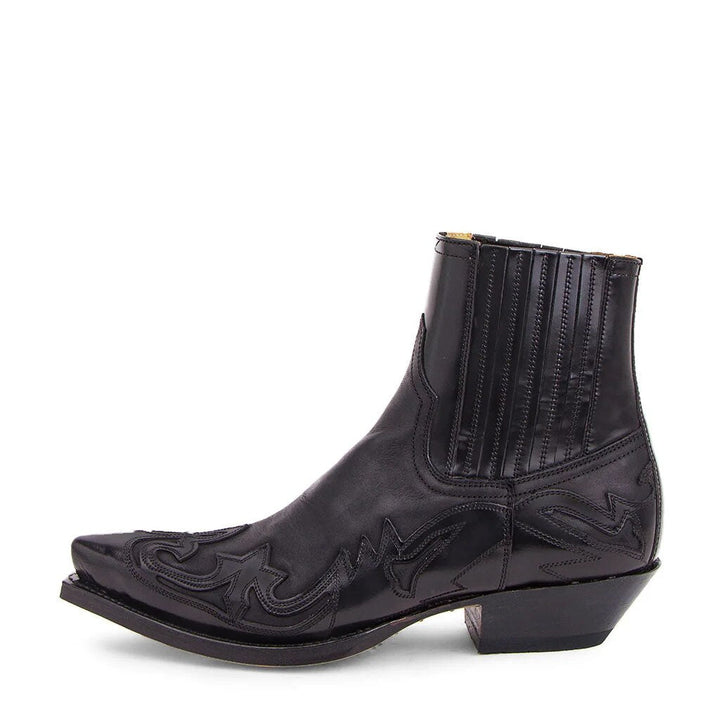 Leather Cowboy Boots - Dakota-Black-6.0-State of Style
