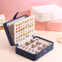 Leather Flip-Top Jewellery Box | Elegant Storage Solution-PINK-State of Style