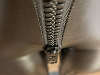 Leather Ladies' Trousers with Zip at the Back - Lena-Black-XS-State of Style