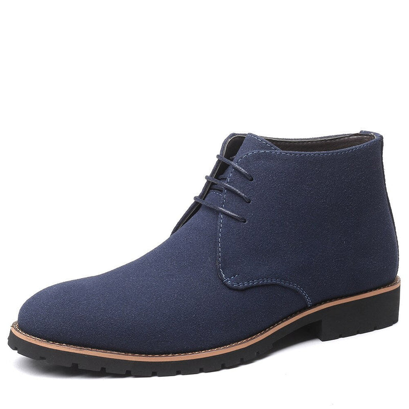 Leather Sweden Ankle Boots for Men - Hudson-Black-5.0-State of Style