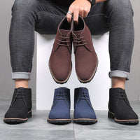 Leather Sweden Ankle Boots for Men - Hudson-Black-5.0-State of Style