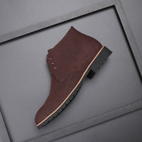 Leather Sweden Ankle Boots for Men - Hudson-Brown-5.0-State of Style