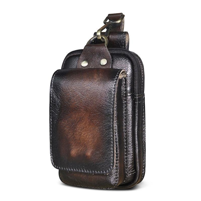 LeatherGuard Pro Men's Hip Bag-Black Coffee-State of Style
