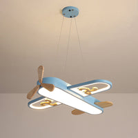 LED Airplane Children's Room Pendant Lamp - SkyFlyer-Blue-Warm-State of Style