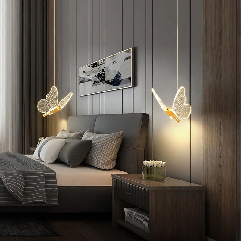 LED Butterfly Pendant Lamps - ButterLuxe-Warm White-1 Piece-State of Style