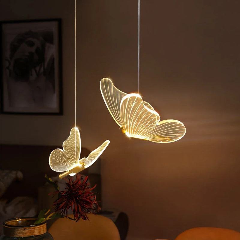 LED Butterfly Pendant Lamps - ButterLuxe-Warm White-1 Piece-State of Style
