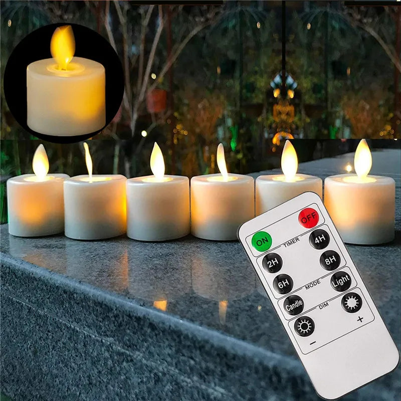 LED Candle Set - Aurora-6 pieces-State of Style