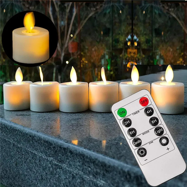 LED Candle Set - Aurora-6 pieces-State of Style