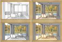 LED Lighting Painting – Luminza-Autumn-23x17cm-State of Style
