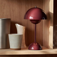 LED Table Lamp - MoonGlow-Burgundy-State of Style