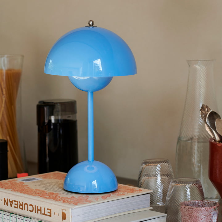 LED Table Lamp - MoonGlow-White-State of Style