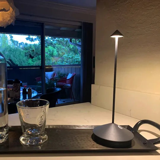 LED Table Lamp - TranquilGlow-White-State of Style