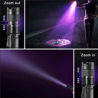 LED UV FLASHLIGHT - ULTRAVIOLET INSPECTION LAMP FOR PET URINE SPOTS AND STAIN DETECTION-State of Style