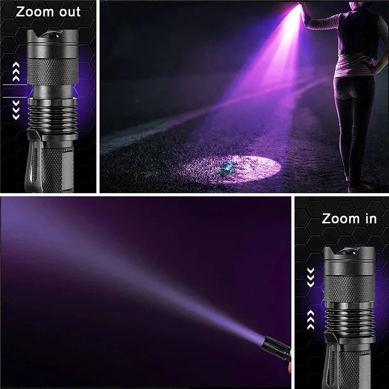 LED UV ZAKLAMP - ULTRAVIOLET INSPECTIELAMP VOOR HUISDIER URINEVLEKKEN EN STAIN DETECTIE-SK68 Kleine Zaklamp-State of Style