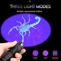 LED UV ZAKLAMP - ULTRAVIOLET INSPECTIELAMP VOOR HUISDIER URINEVLEKKEN EN STAIN DETECTIE-SK68 Kleine Zaklamp-State of Style
