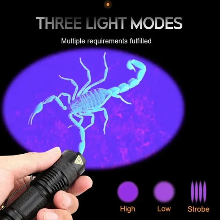 LED UV ZAKLAMP - ULTRAVIOLET INSPECTIELAMP VOOR HUISDIER URINEVLEKKEN EN STAIN DETECTIE-SK68 Kleine Zaklamp-State of Style